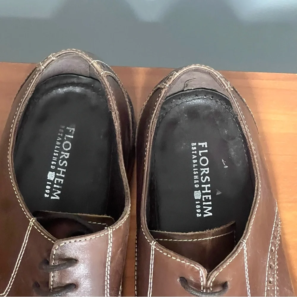 Florsheim Castellano Cap Toe Oxford Brown Size 10.5